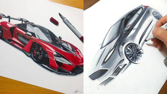 2D Car Drawing