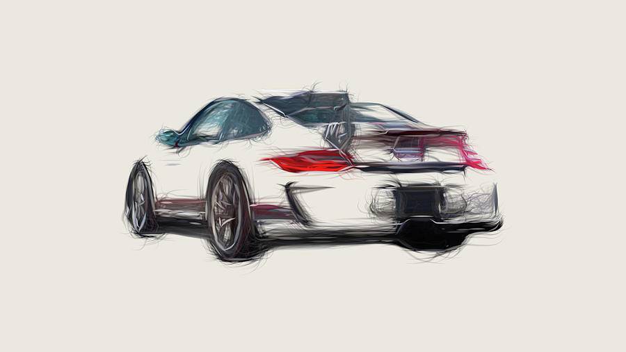 Audi A5 Drawing