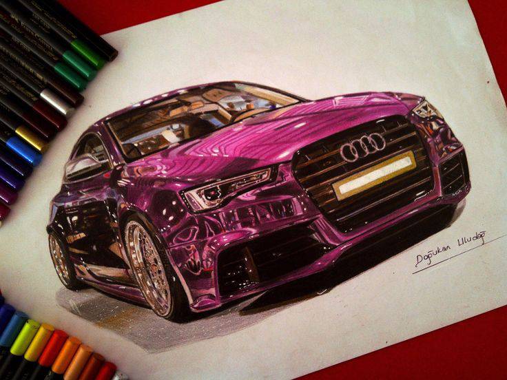 Audi R8 Sketch