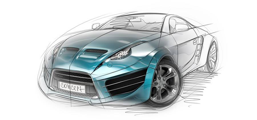 Benz Drawing