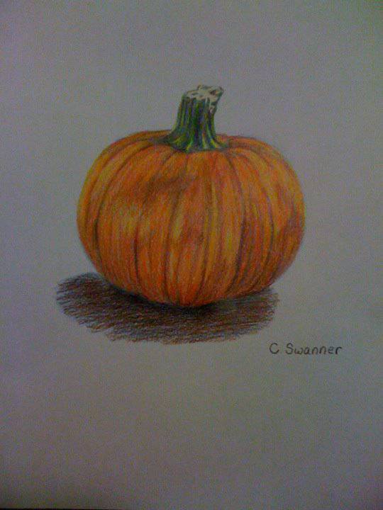 Carved Pumpkin Sketch