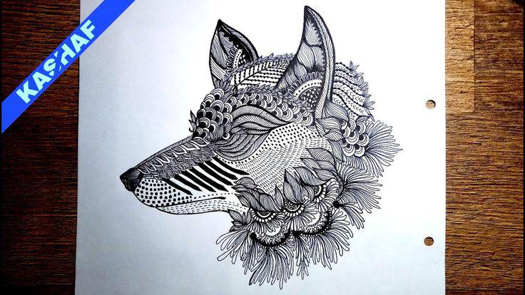 Cool Wolf Drawings Easy