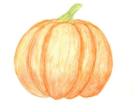 Cute Pumpkin Sketch