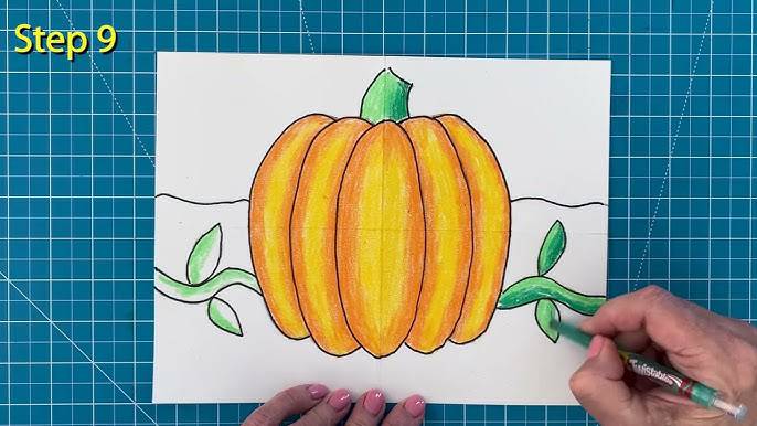 Draw On Pumpkin With Sharpie